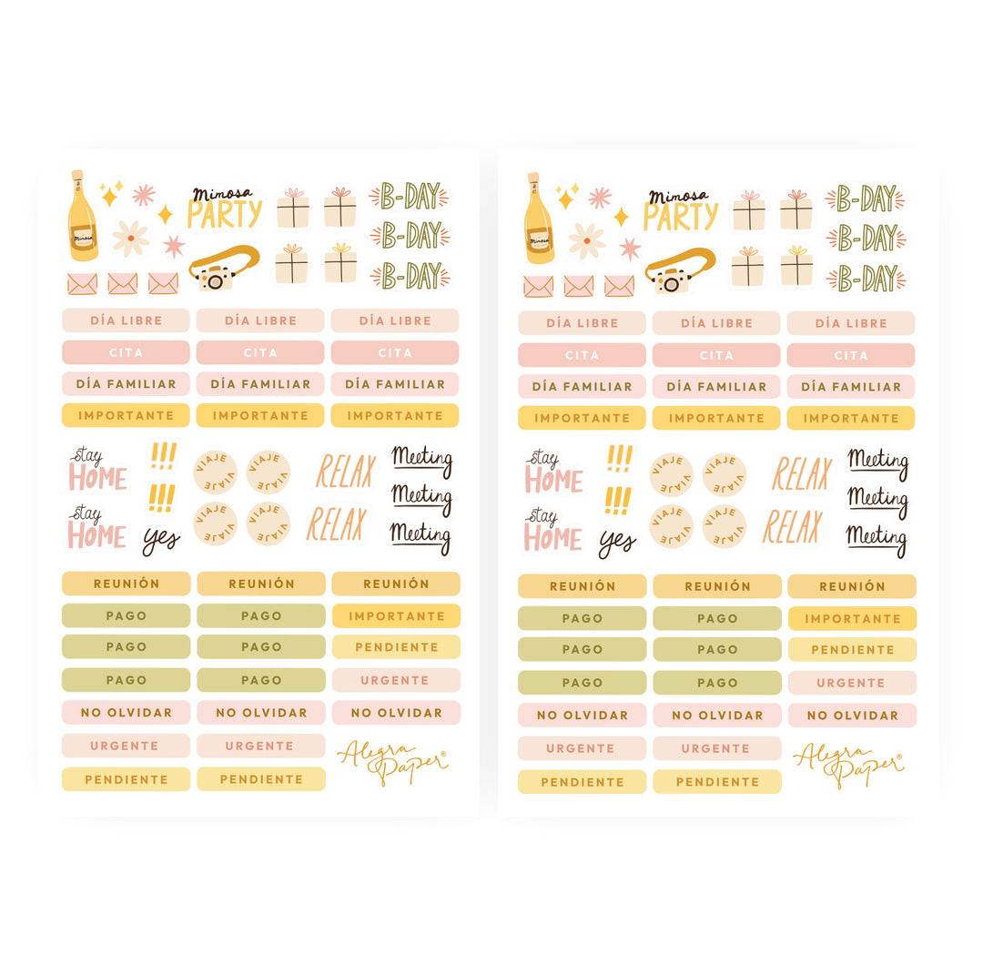 Stickers Mimosa