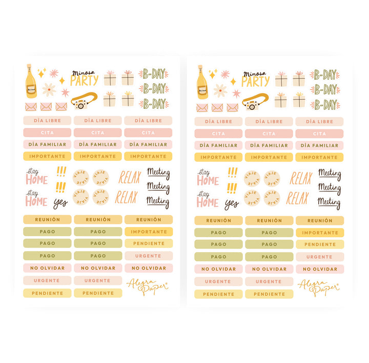 Stickers Mimosa