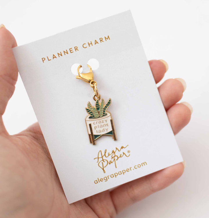 Planner Charm Plant lady
