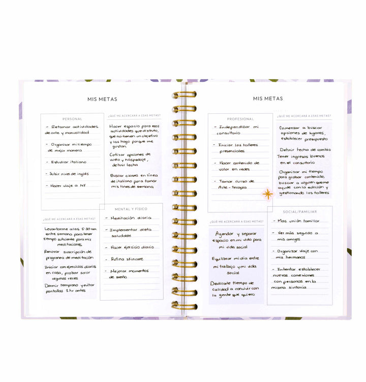 Agenda Semanal - Lavanda