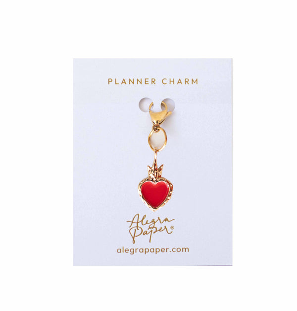 Planner Charm Corazón