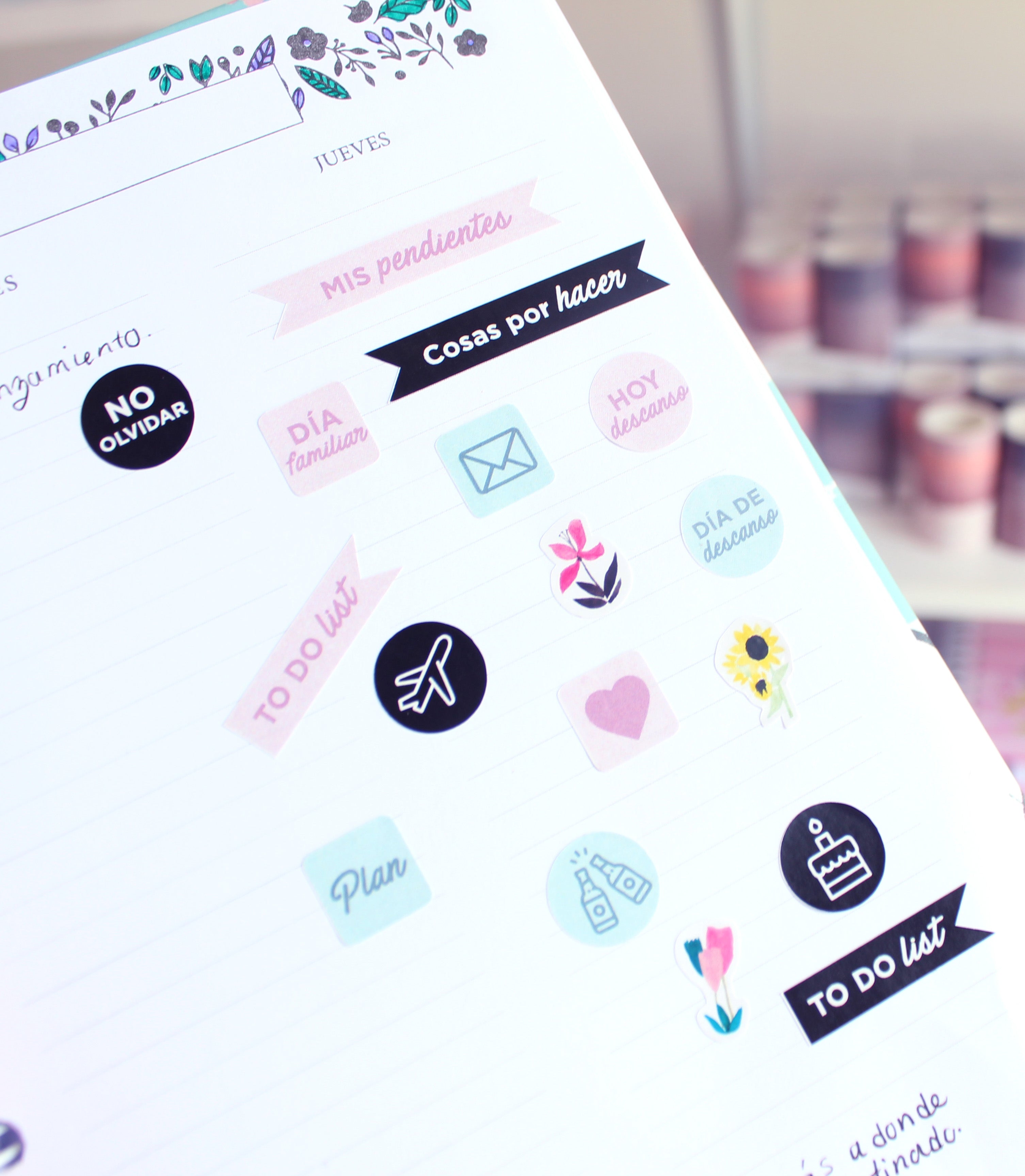 Planner offers stickers